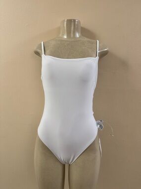 NWT White Milly Ringside One Piece Swimsuit Size M